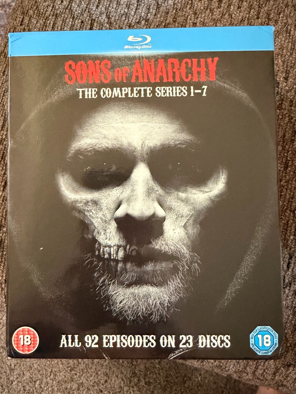 Sons of Anarchy Complete Series 1-7 Blu-ray Box Set - Black
